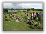 Kävimme Muhussa myös kauniissa yksityisessä puutarhassa.